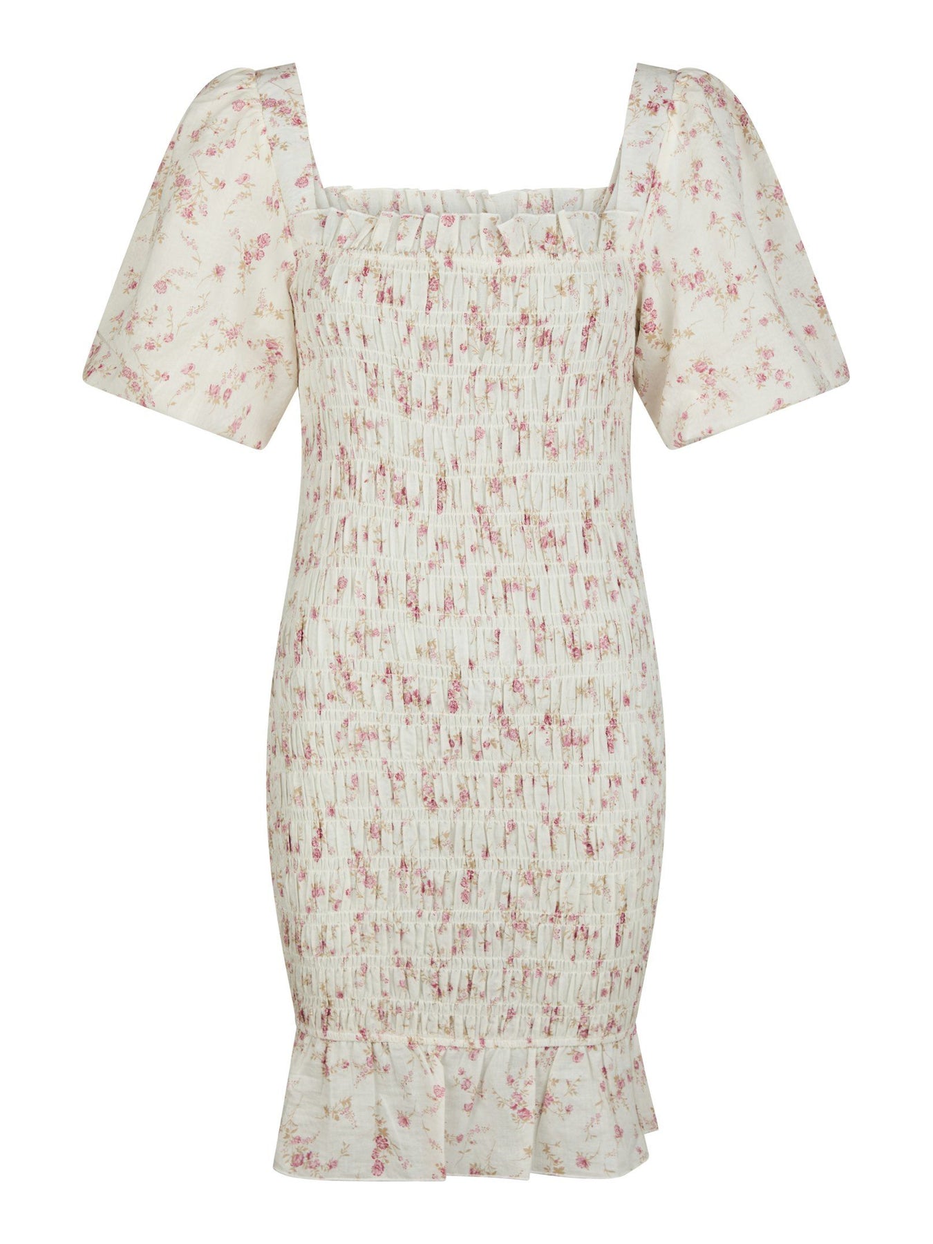 Edena Smock Dress - Dusty Rose