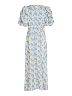 Kikka Wild Rose Dress - Light Blue