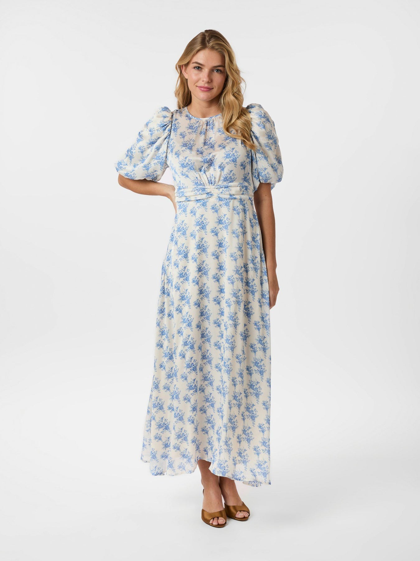 Kikka Wild Rose Dress - Ljusblå