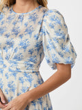 Kikka Wild Rose Dress - Ljusblå