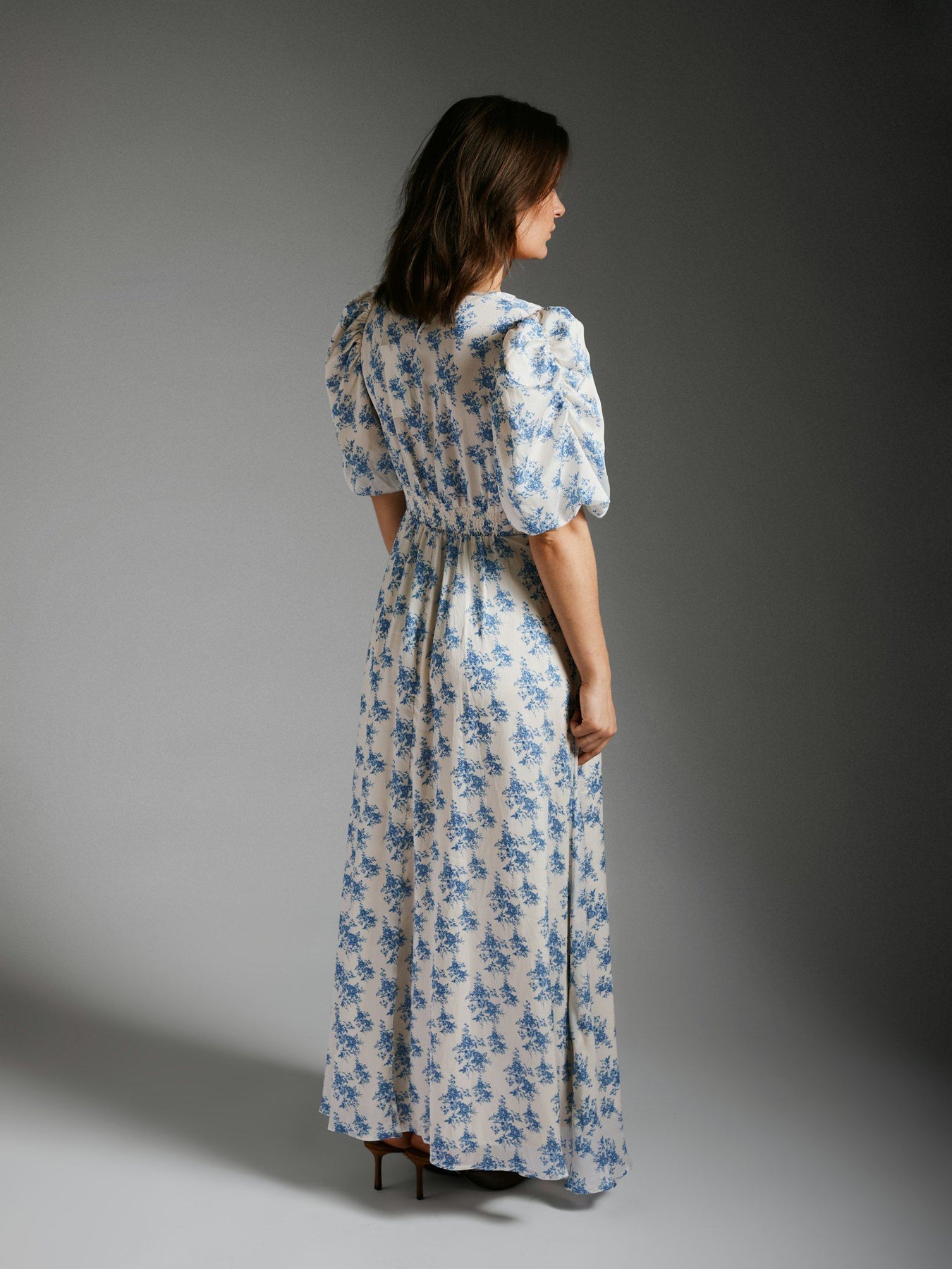 Kikka Wild Rose Dress - Ljusblå