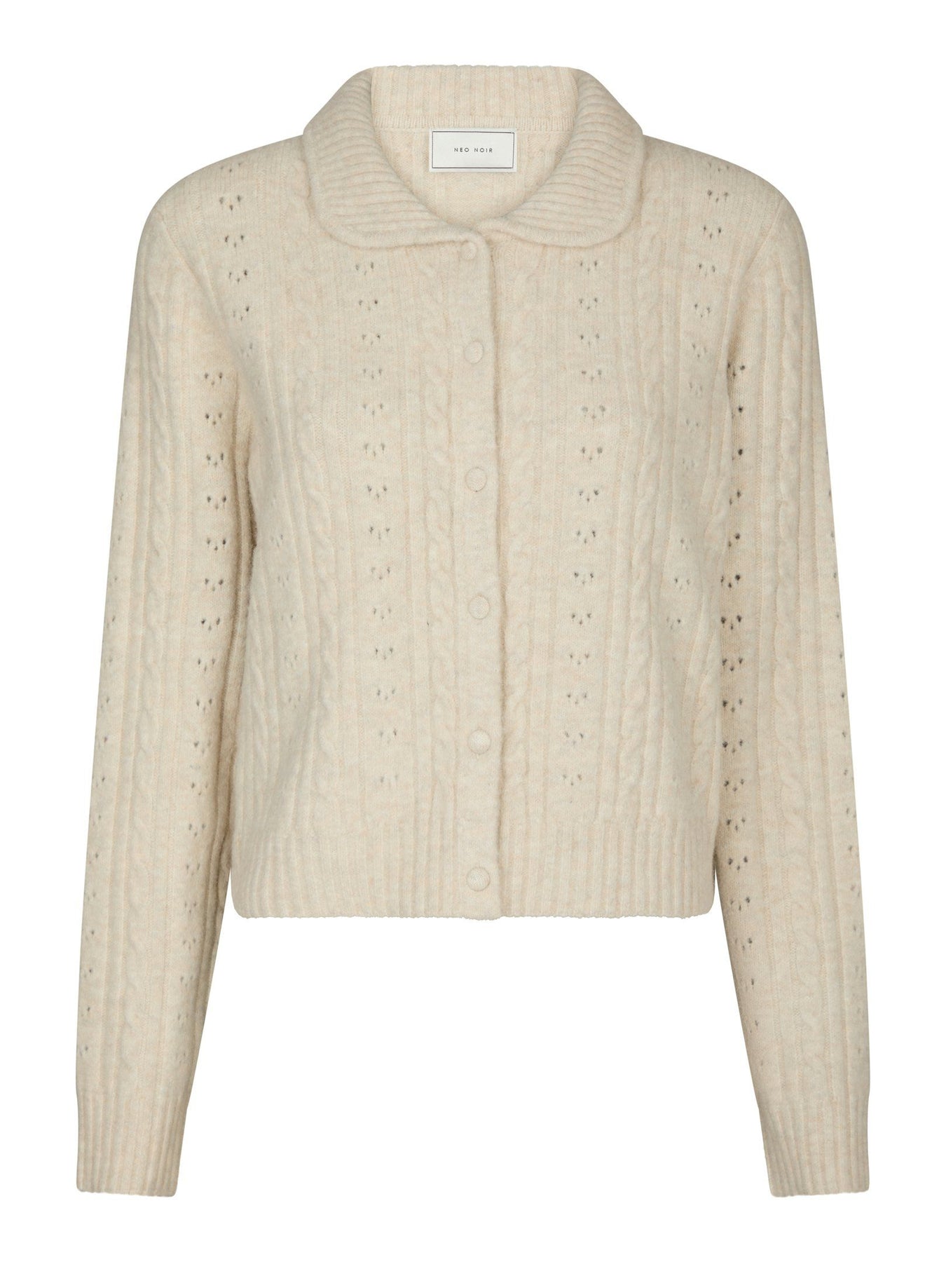 Emelie Knit Cardigan - Krämvit