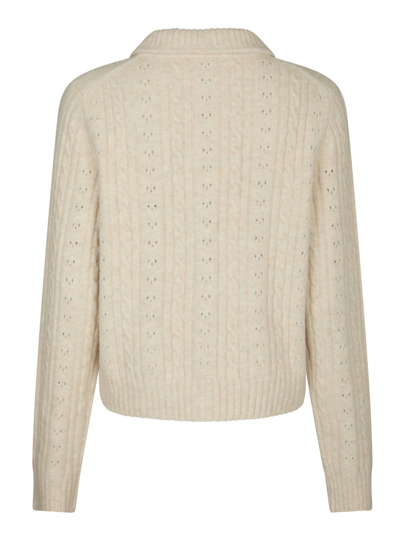 Emelie Knit Cardigan - Krämvit