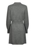 Melia Knit Dress - Dark Grey Melange