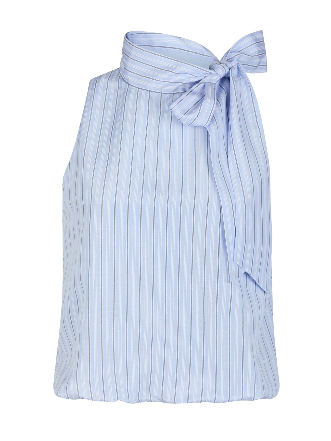 Veda Stripe Top - Ljusblå