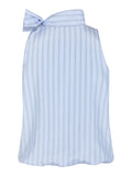 Veda Stripe Top - Ljusblå