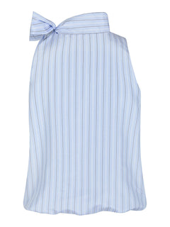 Veda Stripe Top - Light Blue