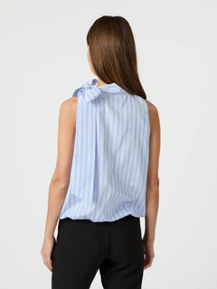 Veda Stripe Top - Light Blue
