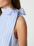 Veda Stripe Top - Ljusblå