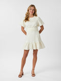 Sulli Jacquard Dress - Creme