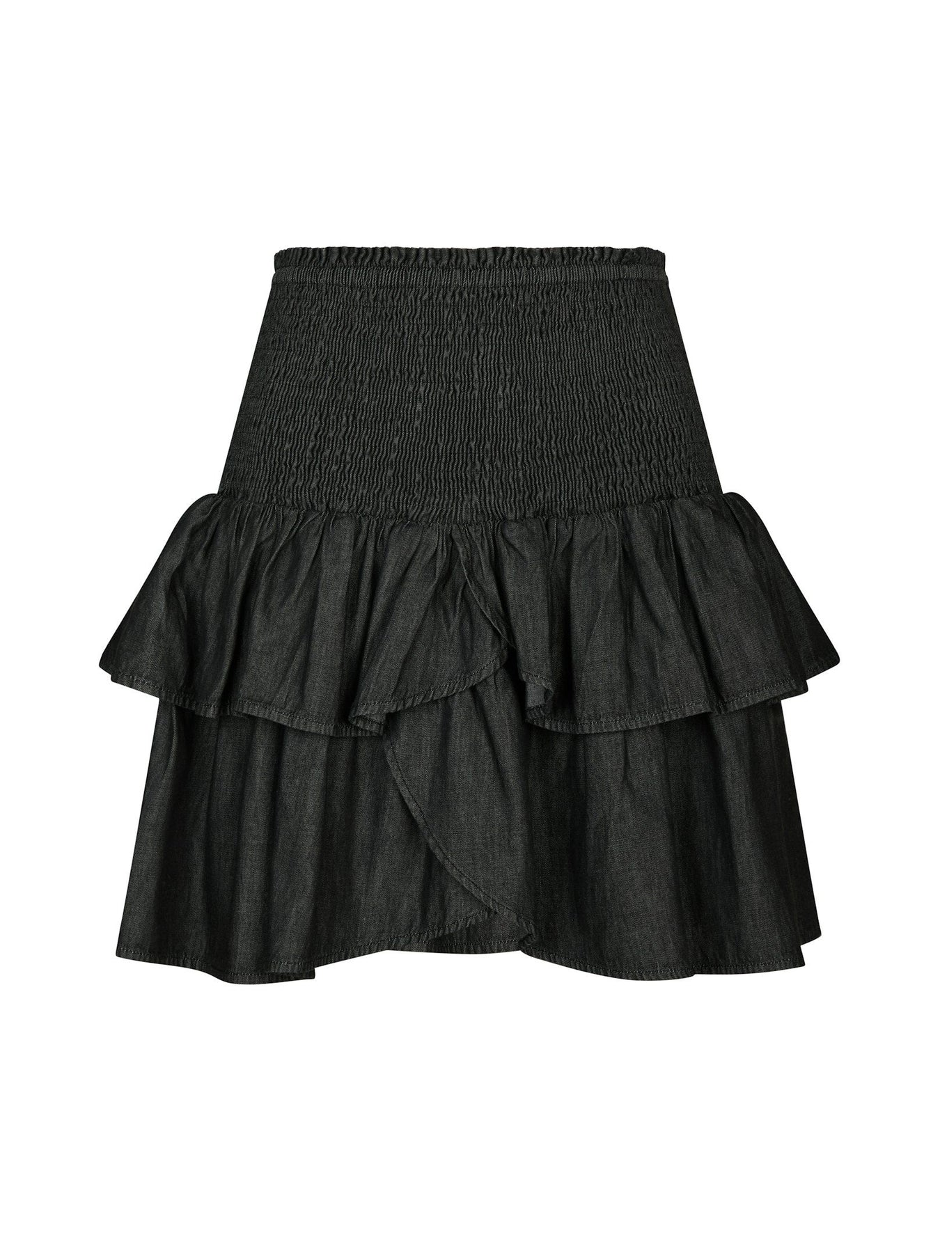 Carin Denim Kjol - Svart