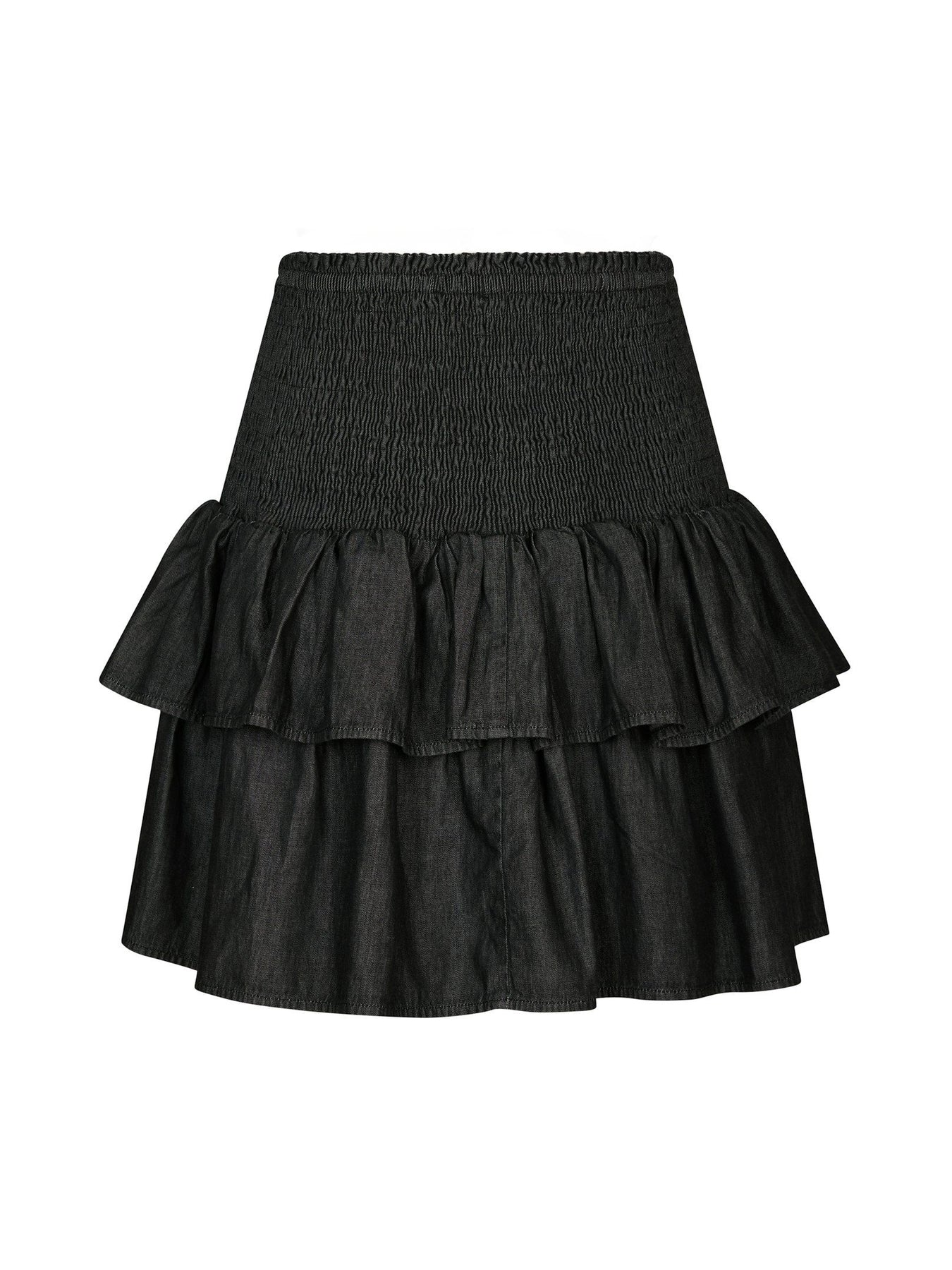 Carin Denim Kjol - Svart