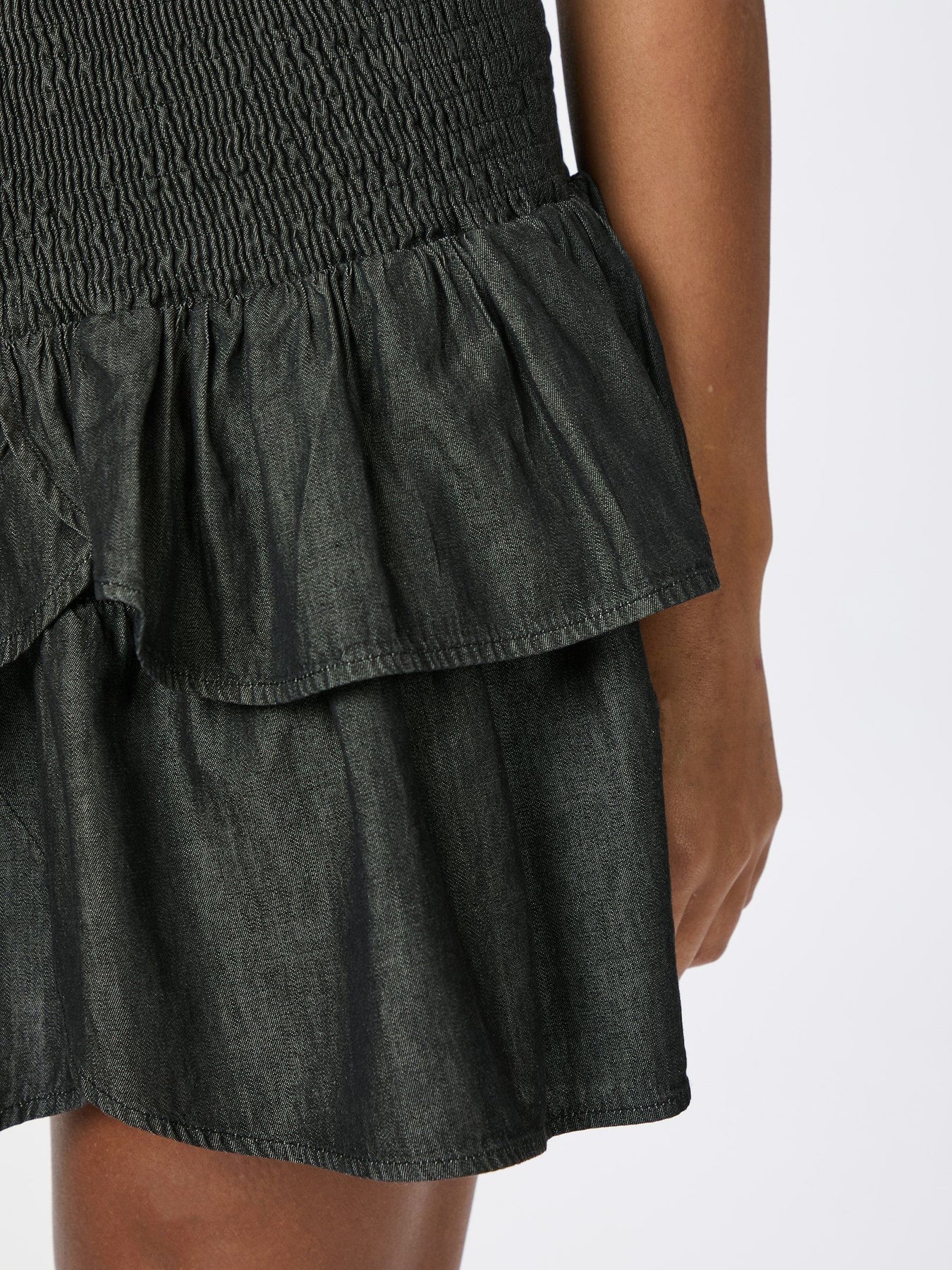 Carin Denim Kjol - Svart