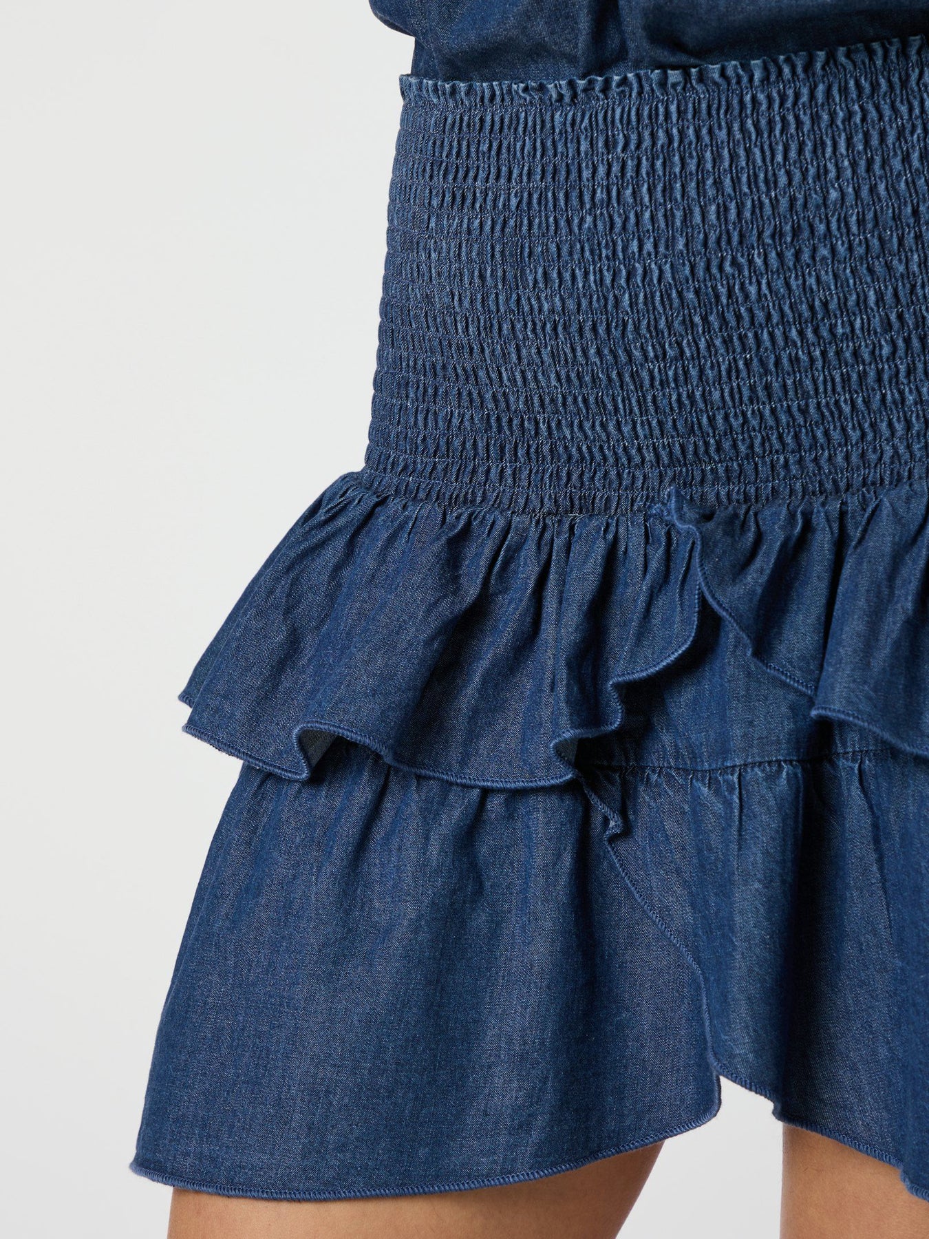 Carin Denim Skirt - Blå