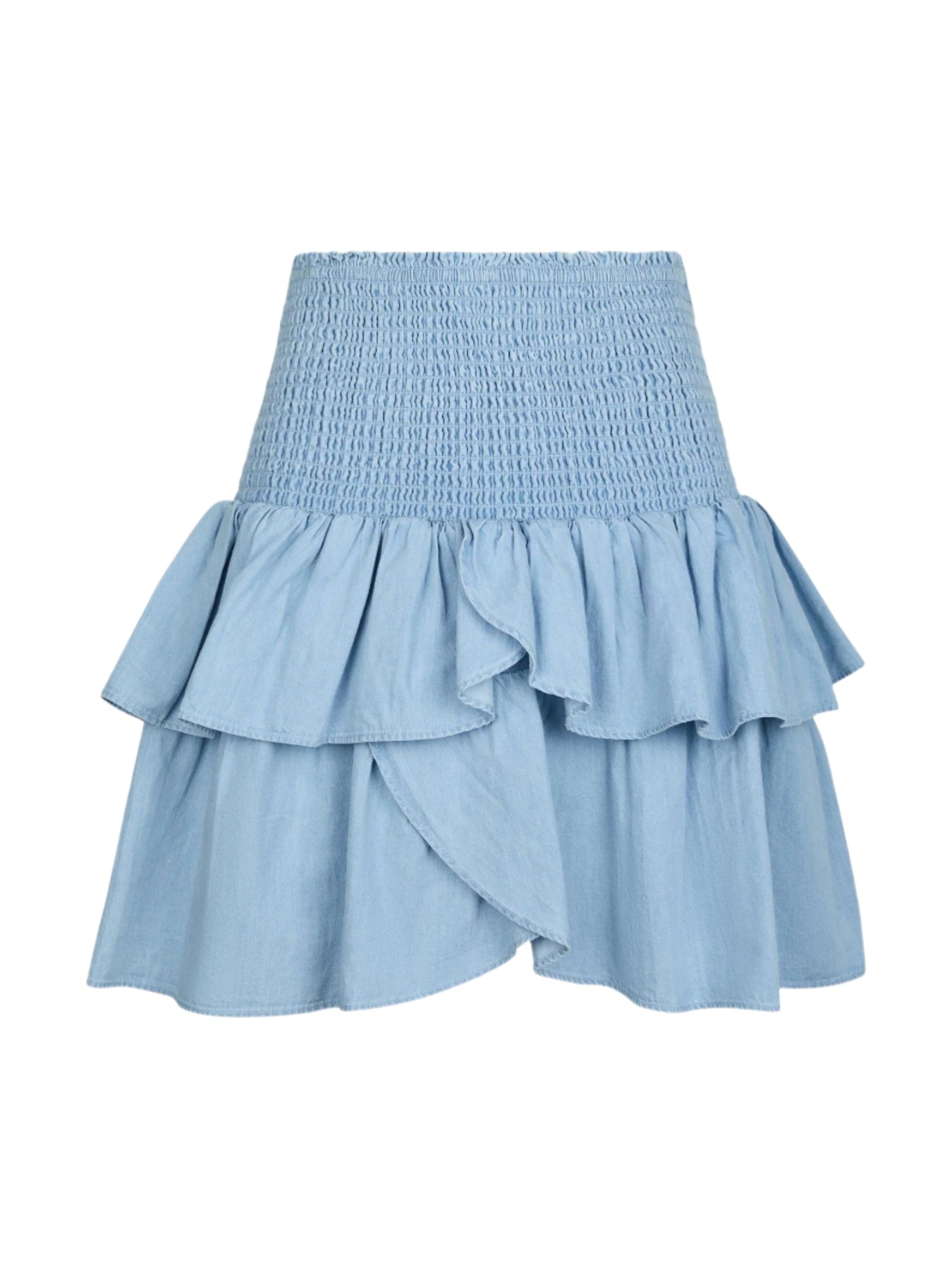 Carin Denim Skirt - Light Blue