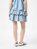 Carin Denim Skirt - Light Blue
