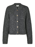 Taura Fluffy Knit Kofta - Antracit