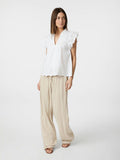 Kyoti Embroidery Top - Vit
