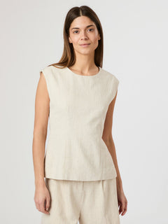 Rafli Ramie Top - Natural