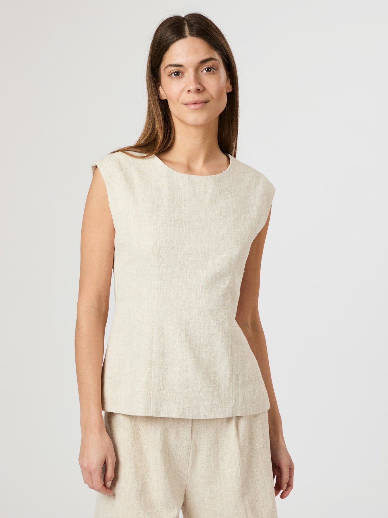 Rafli Ramie Topp - Natural