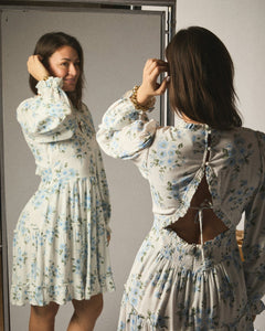 Miller Floral Dream Dress - Light Blue