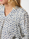 Nipoa Dot Flower Blouse - Blå