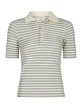 Manama Stripe Blus - Ljusblå