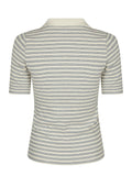 Manama Stripe Blus - Ljusblå