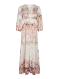 Stellar Artist Paisley Dress - Ivory