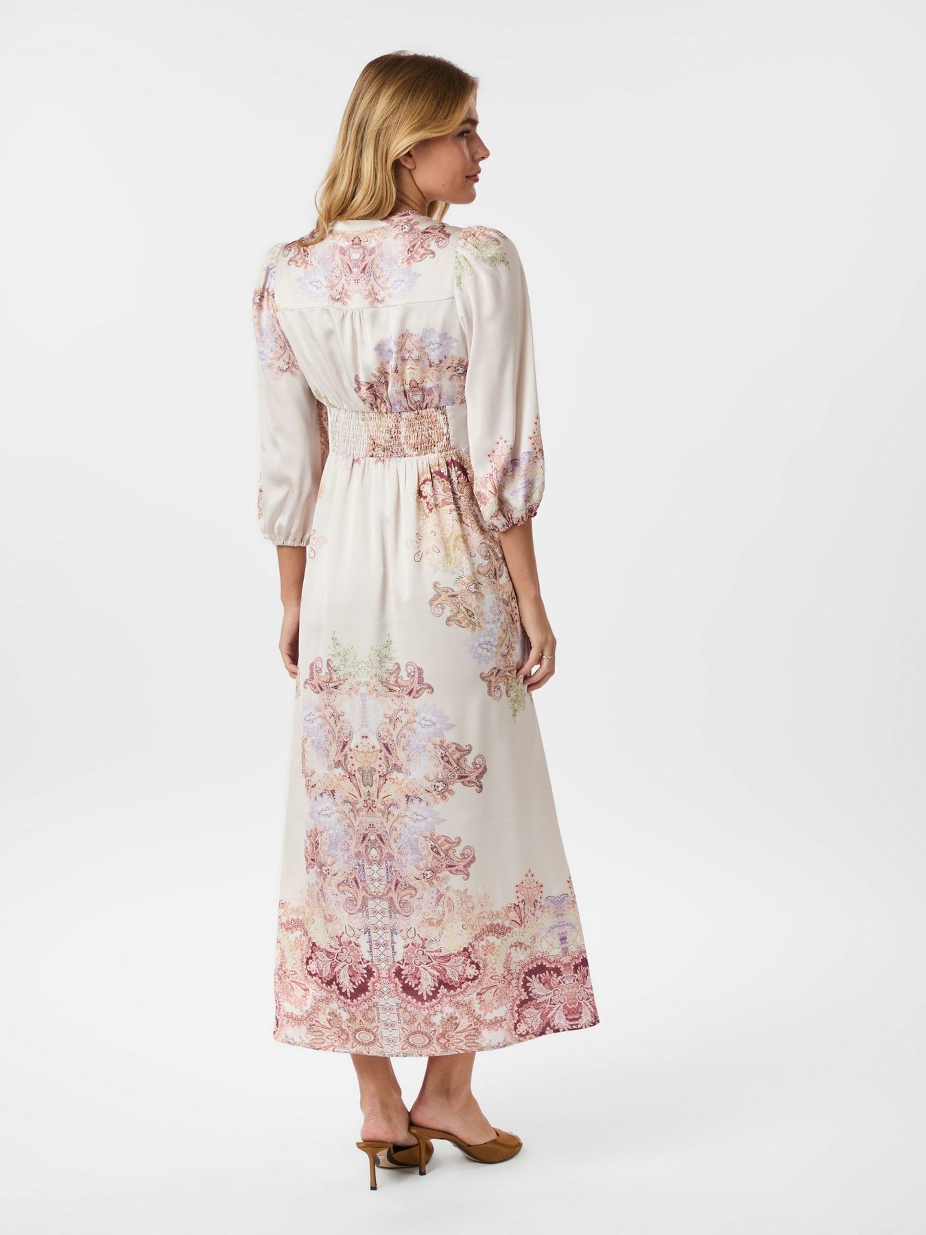 Stellar Artist Paisley Dress - Ivory