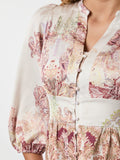 Stellar Artist Paisley Dress - Ivory