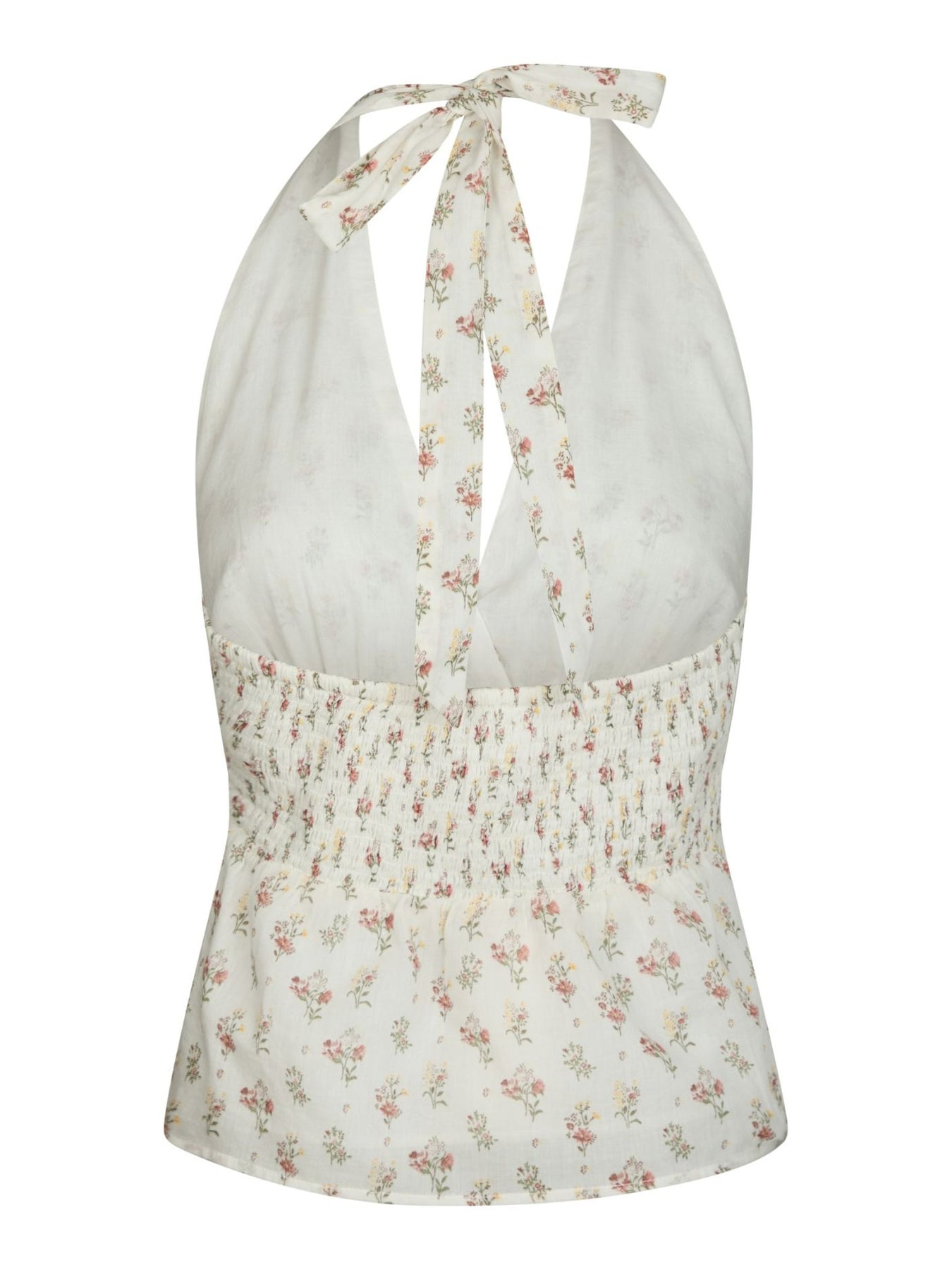 Ariet Fine Print Top - Creme