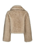 Steff Faux Fur Jacket - Beige