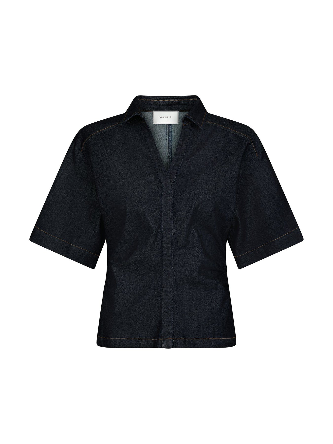 Spenda Denim Blouse - Mörkblå