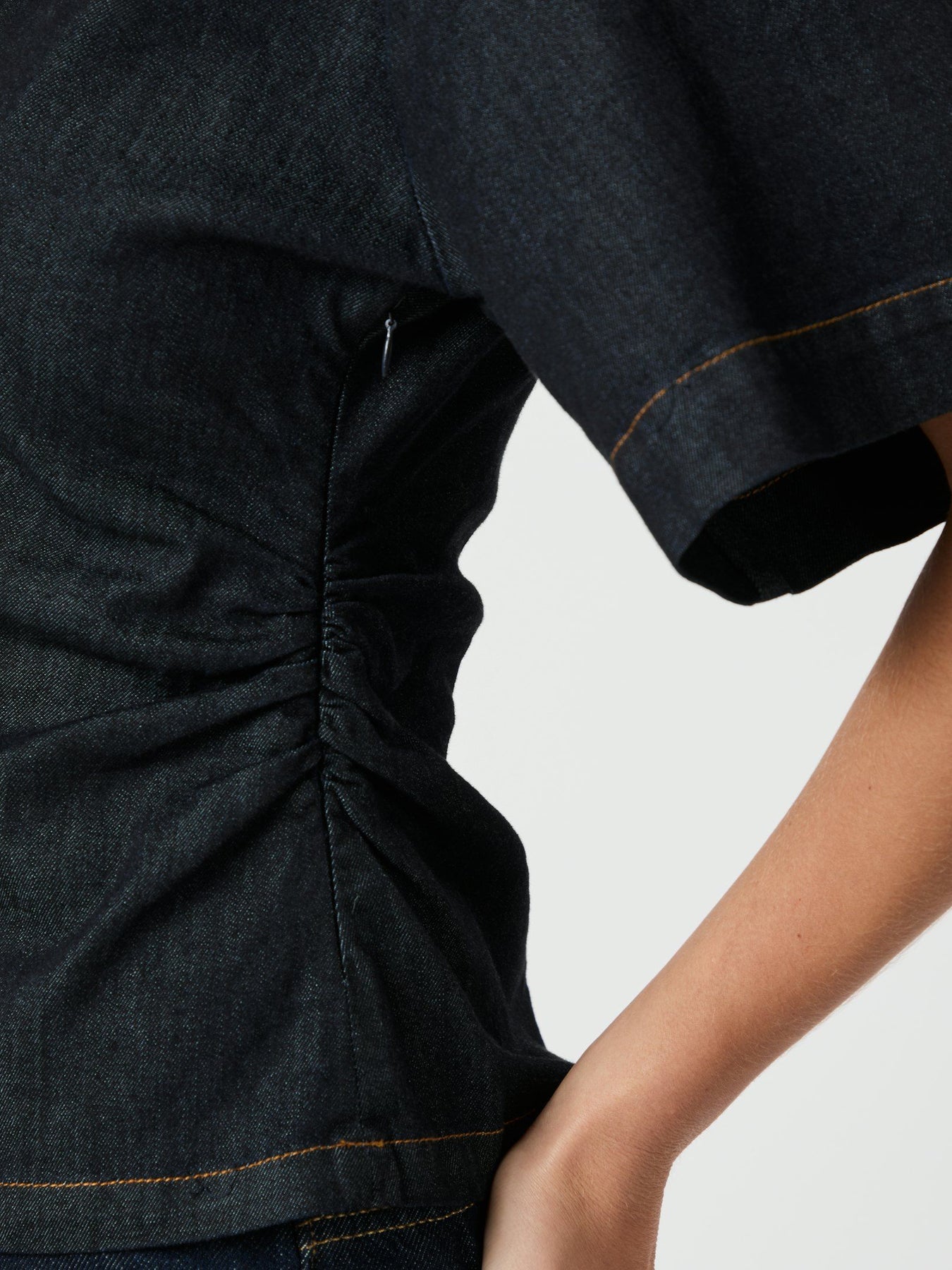 Spenda Denim Blouse - Mörkblå