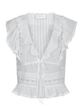 Netali S Voile Top - Vit