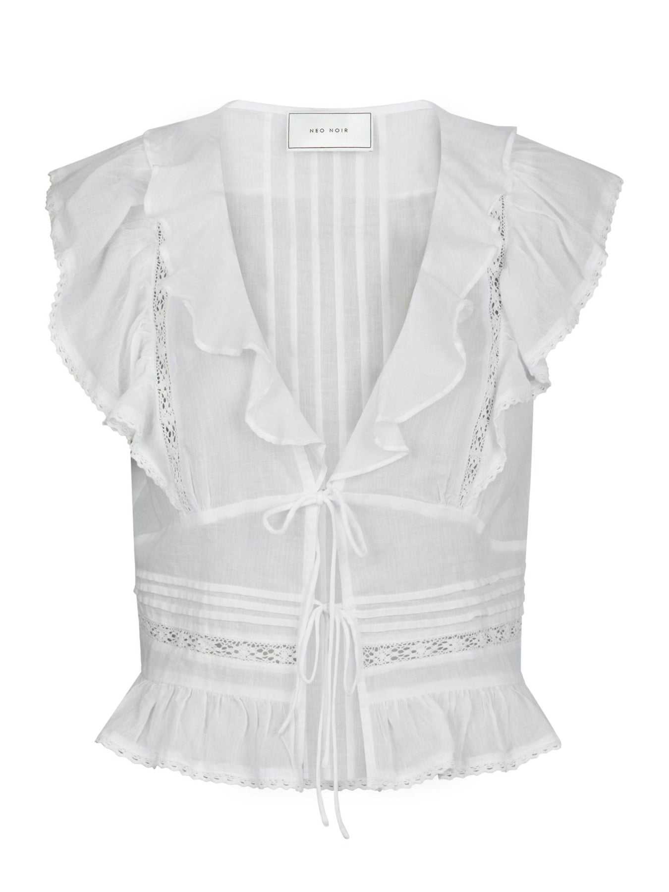Netali S Voile Top - Vit