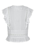Netali S Voile Top - Vit
