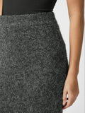 Naria Fluffy Knit Skirt - Antracit