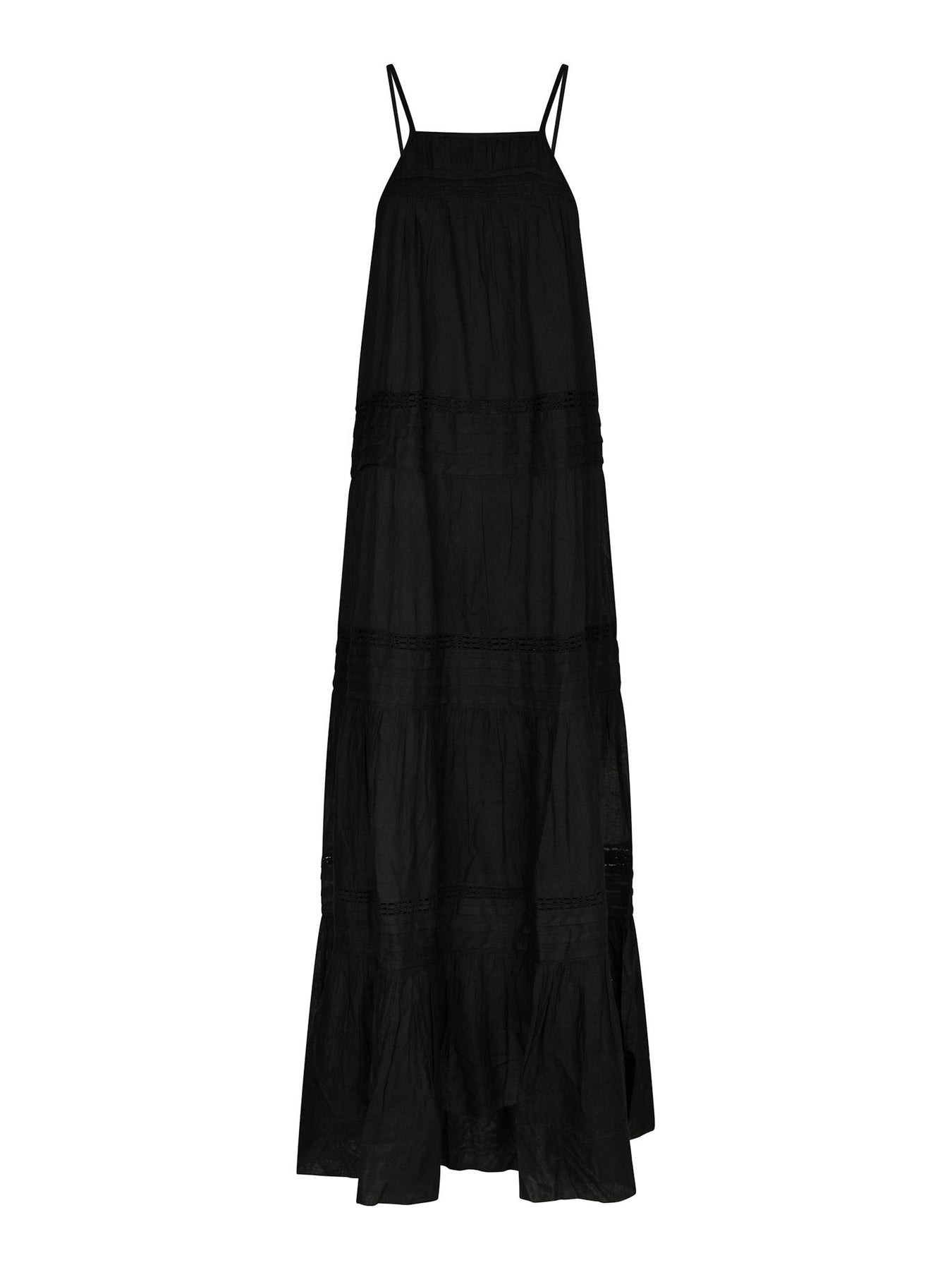 Martina S Voile Dress - Svart