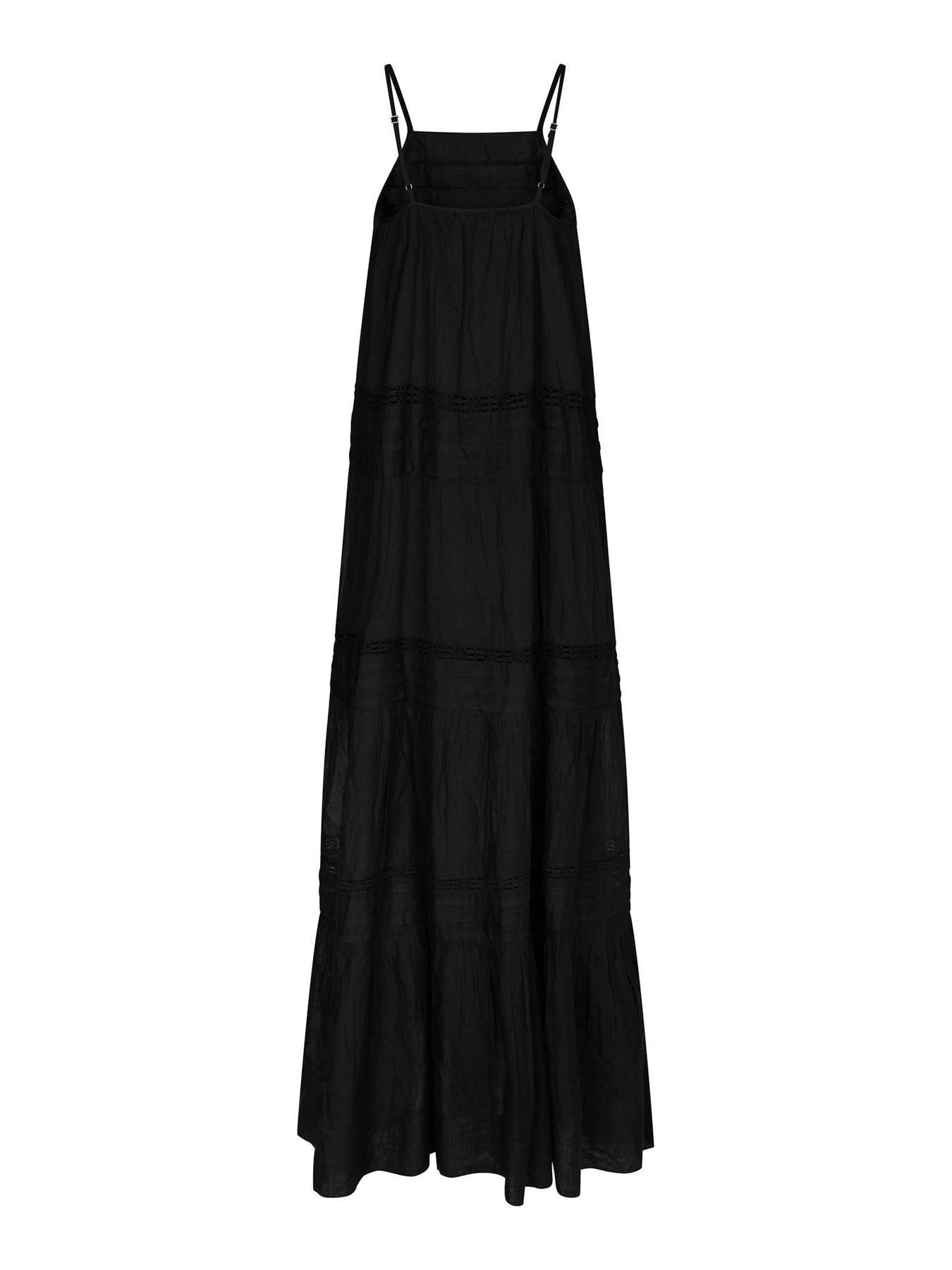 Martina S Voile Dress - Svart