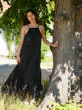 Martina S Voile Dress - Svart