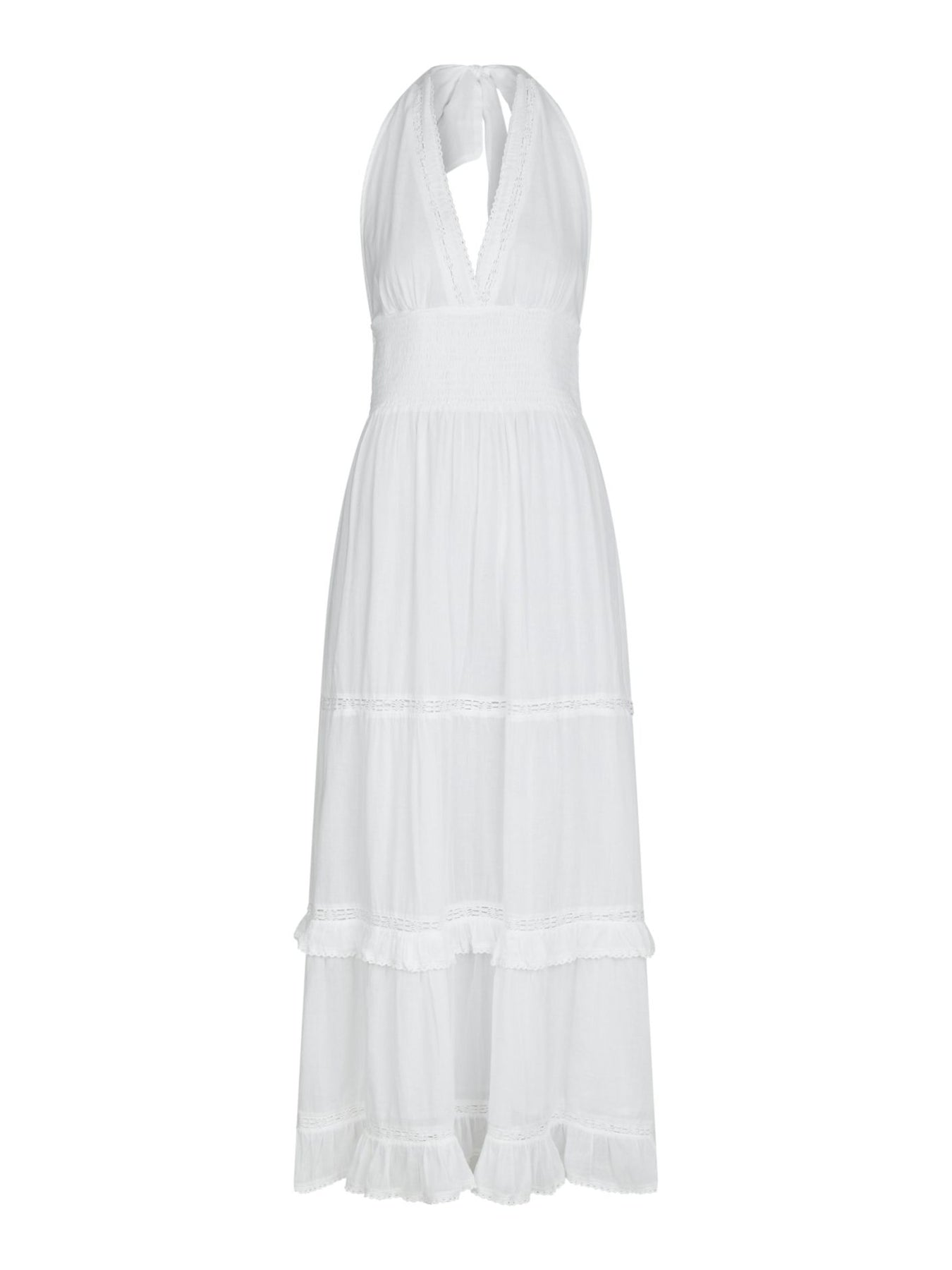 Terese S Voile Dress - White