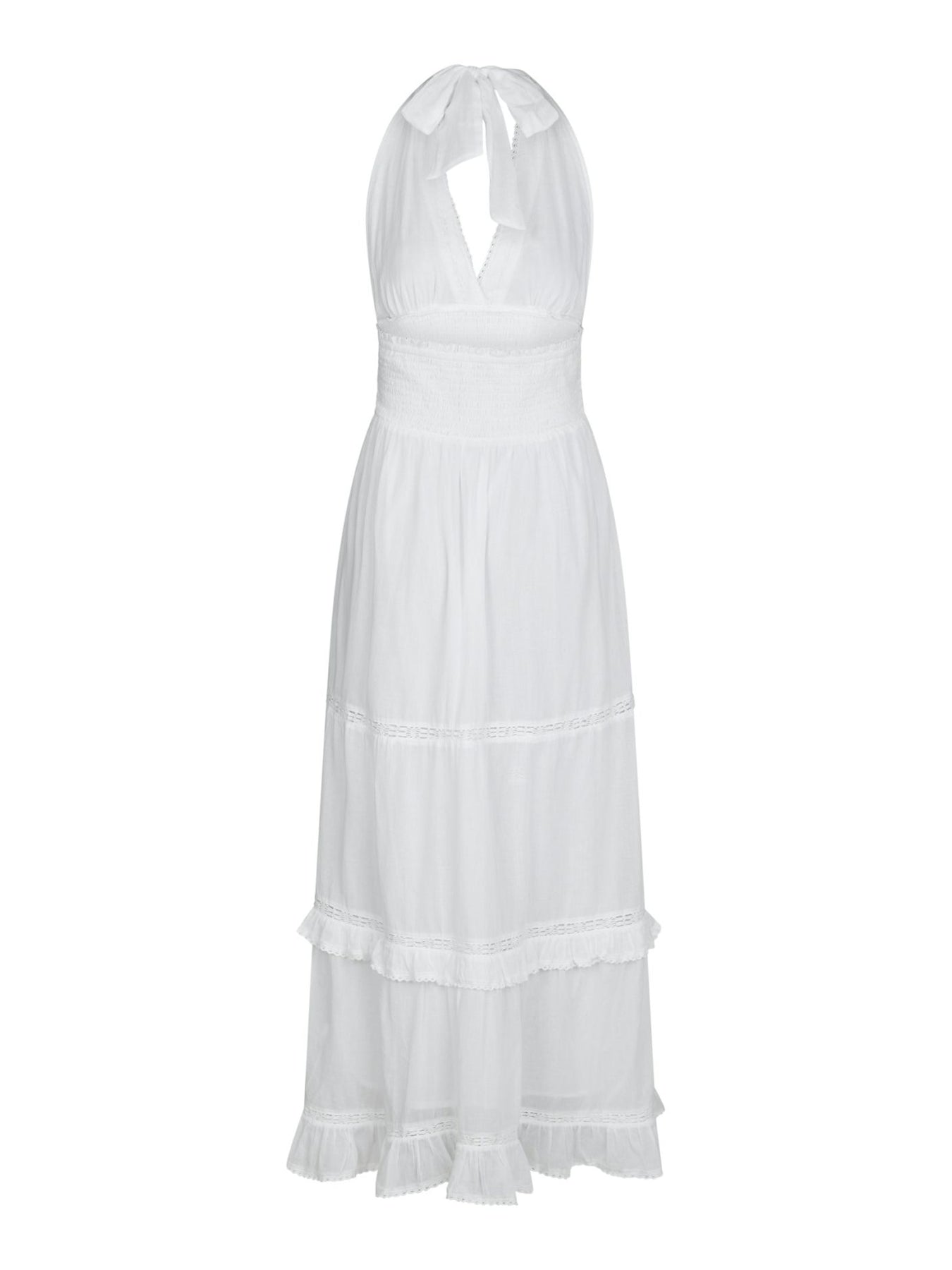 Terese S Voile Dress - White