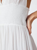 Terese S Voile Dress - White