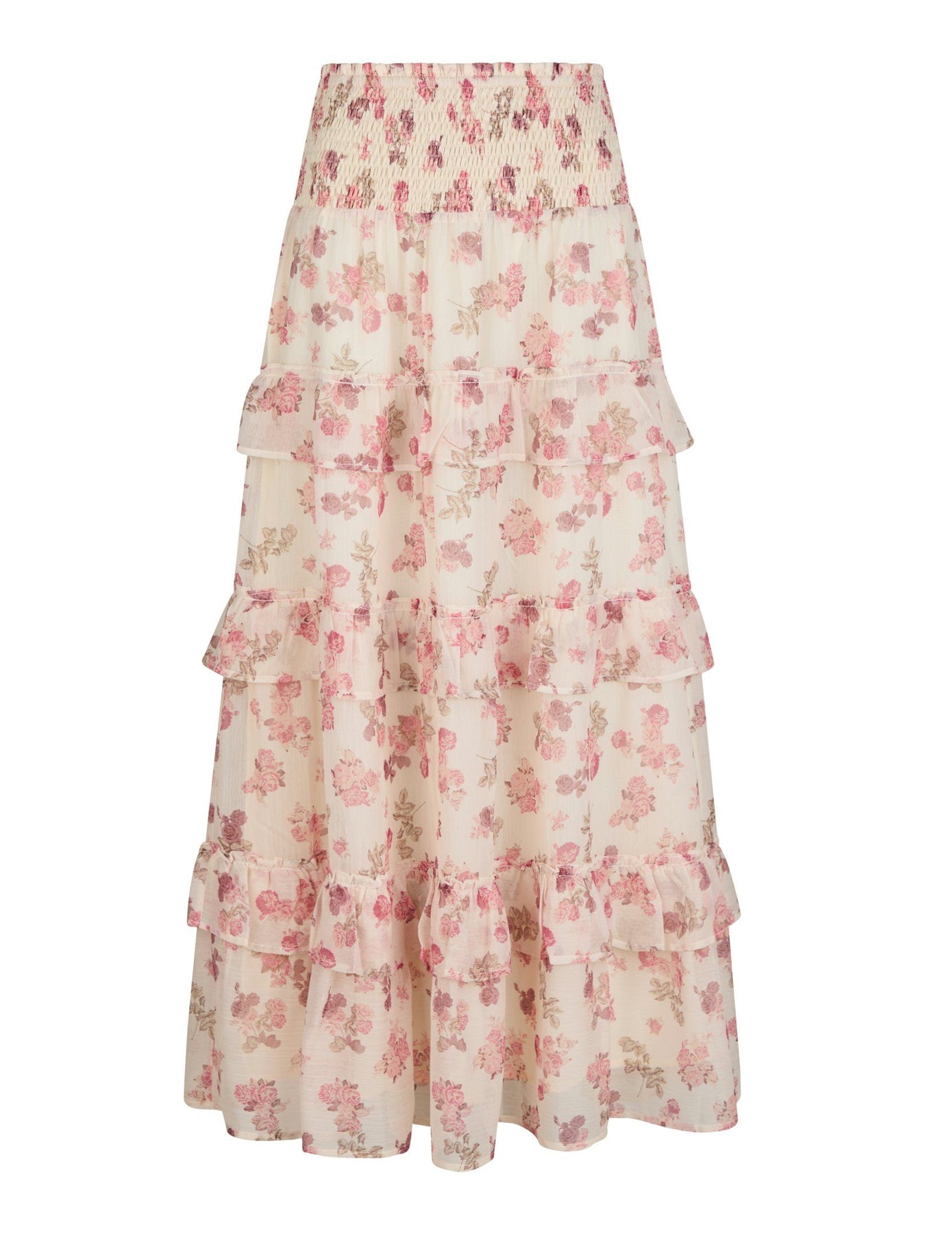 Toddy Marigold Print Kjol - Creme