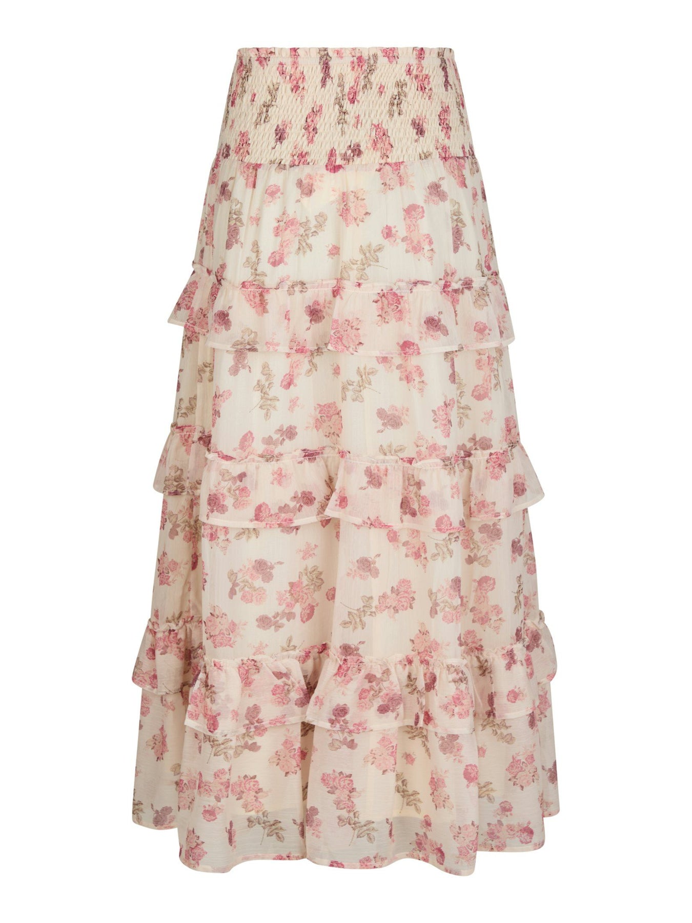 Toddy Marigold Print Kjol - Creme