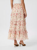 Toddy Marigold Print Kjol - Creme
