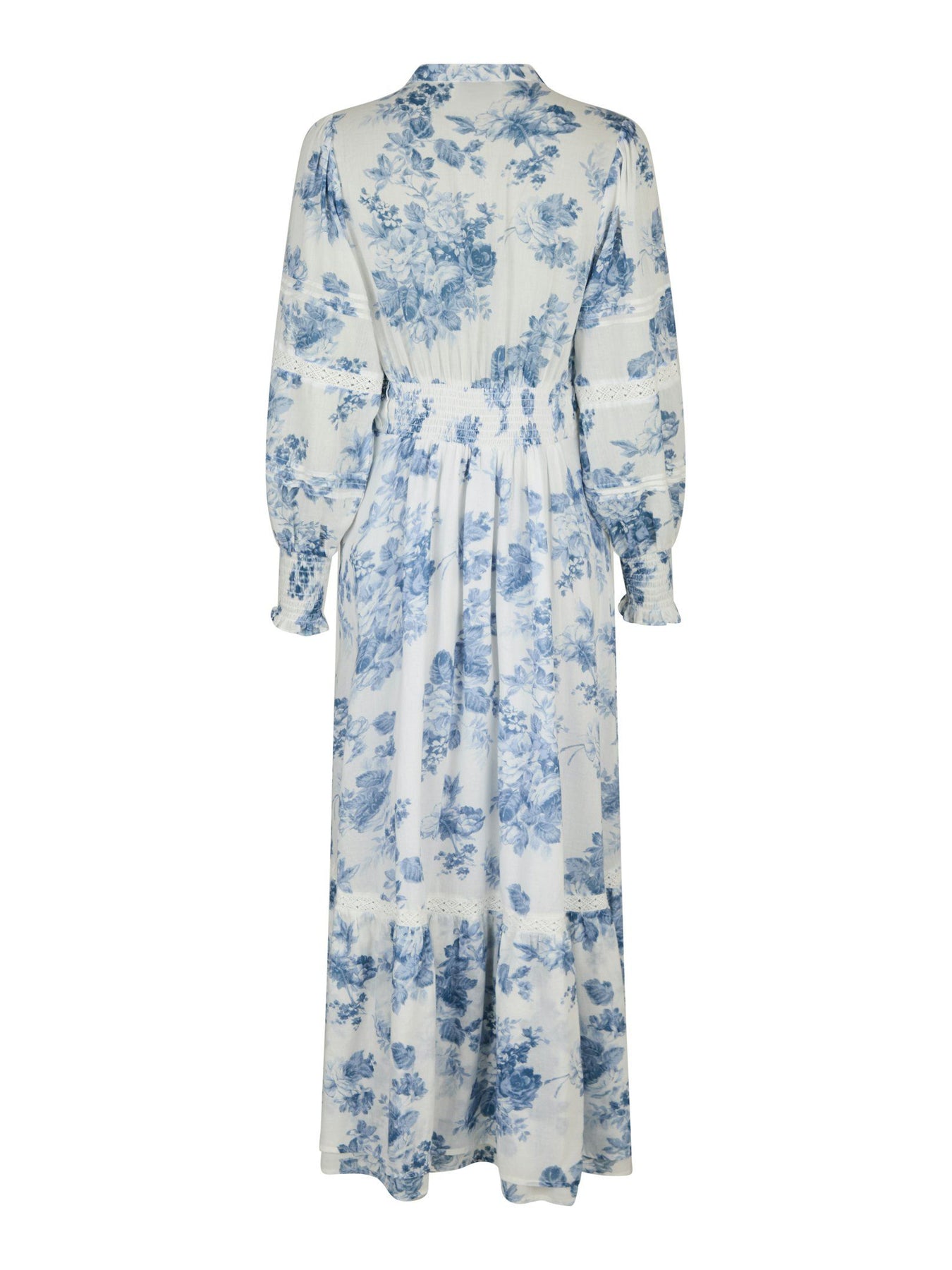 Neo Noir Columbia Flower Flow Dress - Ljusblå