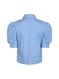 Frannie Stripe Shirt - Light Blue